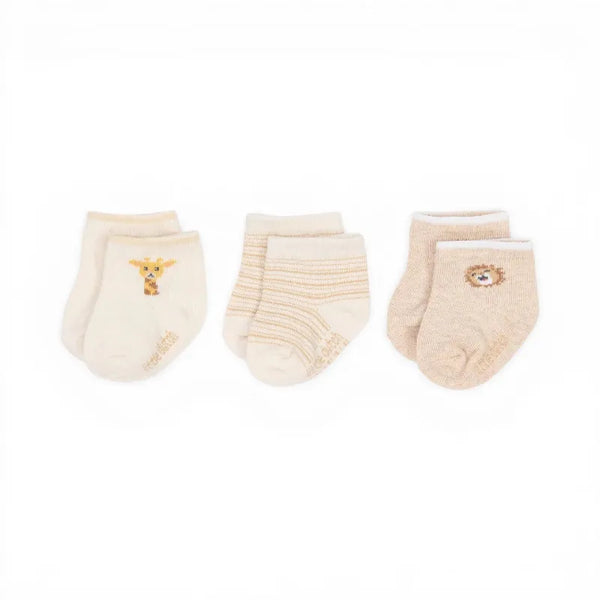 LITTLE DUTCH. Σετ 3 ζευγάρια κάλτσες Little Safari Newborn Multi