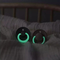 BIBS Πιπίλες Bibs Πιπίλες Καουτσούκ Νυκτός 0-6m Blush - Woodchuck Glow 2τμχ.