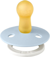 BIBS Πιπίλες Bibs Πιπίλες Νύχτας Καουτσούκ 0-6m Iron GLOW/Baby Blue GLOW 2τμχ