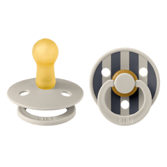 BIBS Πιπίλες Bibs Πιπίλα Καουτσούκ Σετ 2τμχ Colour Pin Sage 6-12m