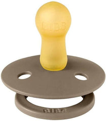 BIBS Πιπίλες Bibs Πιπίλες Καουτσούκ Colour Round Taupe / Scuba Πολύχρωμο για 0+ μηνών 2τμχ