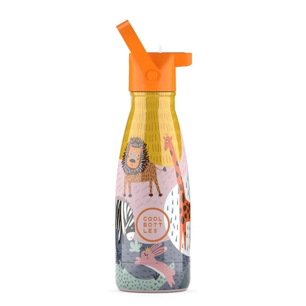 COOL BOTTLES Βρεφικά & Παιδικά Ποτηράκια COOL BOTTLES. Ανοξείδωτο μπουκάλι Άγρια ζώα 260ml
