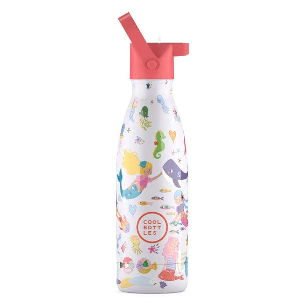 COOL BOTTLES Βρεφικά & Παιδικά Ποτηράκια COOL BOTTLES. Ανοξείδωτο μπουκάλι Γοργόνες 350ml