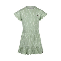 Koko Noko Φορέματα 2Y (92 CM) / ΠΡΑΣΙΝΟ Koko Noko Φόρεμα Σoft green ruffles