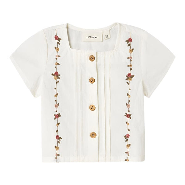 Lil Atelier Μπλουζάκι 6M (68 CM) Lil' Atelielier Μπλούζα Οργανικό βαμβάκι Coconut Milk