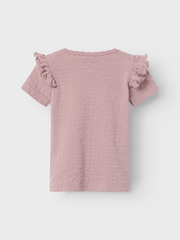 Lil Atelier Μπλουζάκι Μπλούζα Μωβ κοντομάνικη Lil Atelier