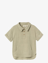 Lil Atelier Μπλουζάκι Κοντομάνικο Πουκάμισο NMMDOLIE FIN SS LOOSE SHIRT Lil Atelier