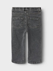 Lil Atelier Παντελονάκι Lil' Atelier Τζιν Παντελόνι Berlin Loose Light Grey