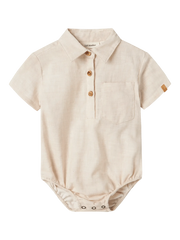 Lil Atelier Μπλουζάκι 1-2M (56 CM) Lil' Atelier Πουκάμισο κορμάκι NBMTAROU SS