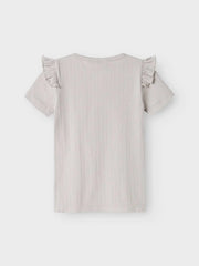 Lil Atelier Μπλουζάκι Lil' Atelier Μπλούζα κοντομάνικη NMFFLEURA SS SLIM TOP LIL