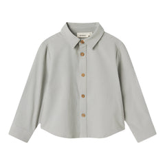 Lil Atelier Μπλουζάκι Lil' Atelier Πουκάμισο NMMHADAM Mirage Gray