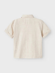 Lil Atelier Μπλουζάκι Lil' Atelier Πουκάμισο κοντομάνικο NMMTAROU SS LOOSE SHIRT LIL