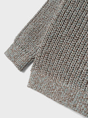 Lil Atelier Μπλουζάκι Lil' Atelier  Πουλόβερ Πλεκτό Rib - NmmNoro - Sky Grey