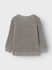 Lil Atelier Μπλουζάκι Lil' Atelier  Πουλόβερ Πλεκτό Rib - NmmNoro - Sky Grey