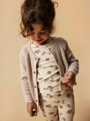Lil Atelier Μπλουζάκι Lil' Atelier Μπλούζα μακριμάνικη Turtledove PEONY