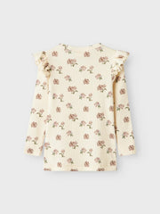 Lil Atelier Μπλουζάκι Lil' Atelier Μπλούζα μακριμάνικη Turtledove PEONY