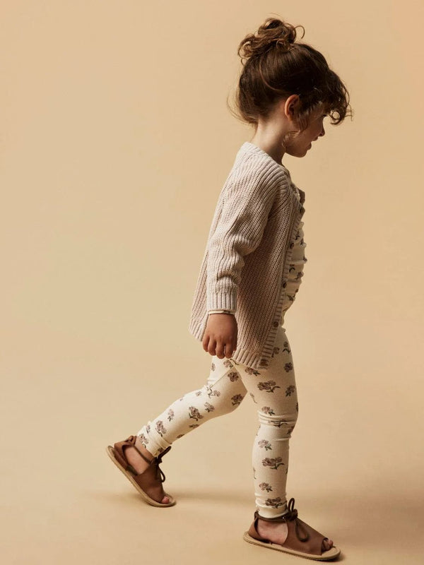 Lil Atelier Μπλουζάκι Lil' Atelier Μπλούζα μακριμάνικη Turtledove PEONY