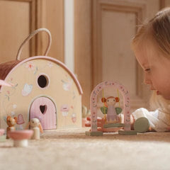 Little Dutch ξύλινα παιχνίδια LITTLE DUTCH. Ξύλινο κουκλόσπιτο Fairy Garden FSC