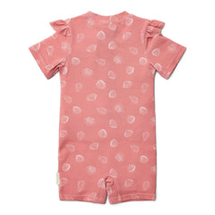 Little Dutch μαγιό LITTLE DUTCH. Ολόσωμο κοντομάνικο μαγιό Ocean Treasures Pink