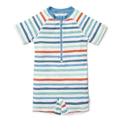 Little Dutch μαγιό 3-6M (62/68 CM) LITTLE DUTCH. Ολόσωμο κοντομάνικο μαγιό Stripes Multi-colour