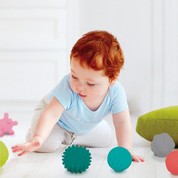 LUDI Βρεφικά Παιχνίδια Δραστηριοτήτων Ludi σετ 8 τεμάχια μπάλες αισθήσεων παιχνιδιού