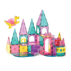 MAGNA-TILES Μαγνητικά Τουβλάκια Μαγνητικό Παιχνίδι 48 κομματιών Castle DLX 3ετών+ Magna Tiles 242048
