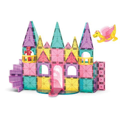 MAGNA-TILES Μαγνητικά Τουβλάκια Μαγνητικό Παιχνίδι 48 κομματιών Castle DLX 3ετών+ Magna Tiles 242048