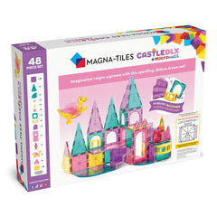 MAGNA-TILES Μαγνητικά Τουβλάκια Μαγνητικό Παιχνίδι 48 κομματιών Castle DLX 3ετών+ Magna Tiles 242048