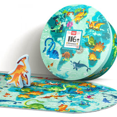 TOI WORLD Ζωγραφική - Καλλιτεχνικά - Παζλ Toi World Puzzle – Δεινόσαυροι 116τμχ