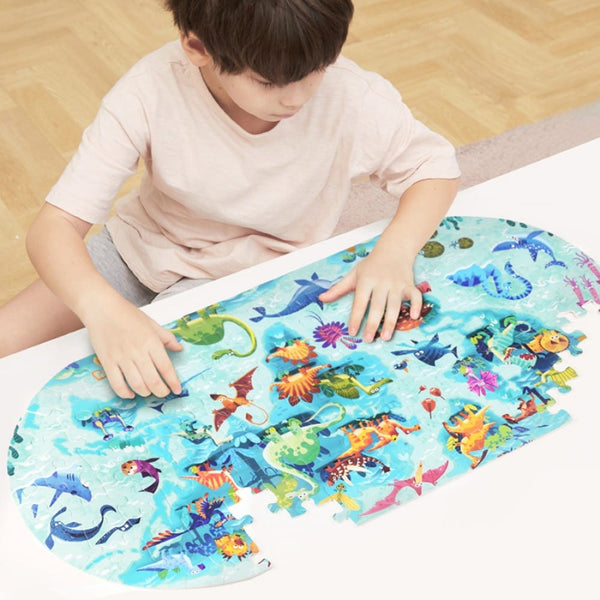 TOI WORLD Ζωγραφική - Καλλιτεχνικά - Παζλ Toi World Puzzle – Δεινόσαυροι 116τμχ